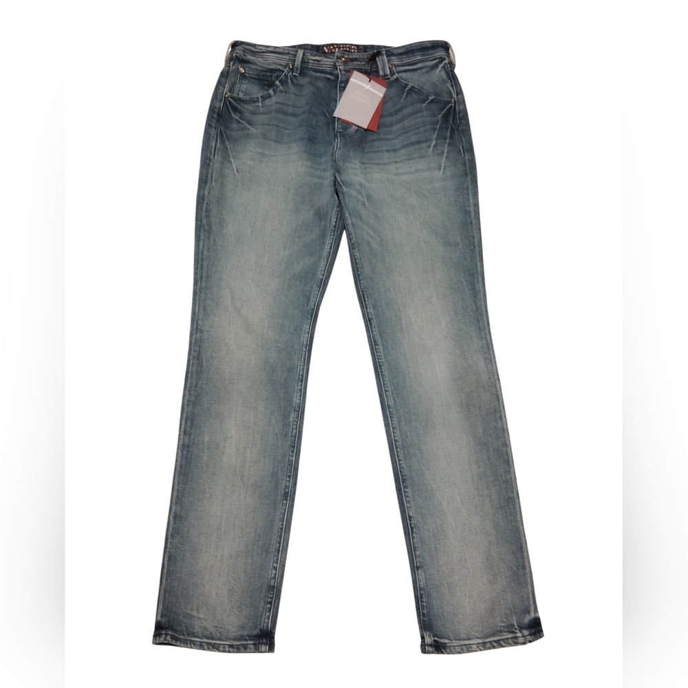 Vayder Tapered Fit Jeans Forrest Color Faded Denim Size 33 Mens